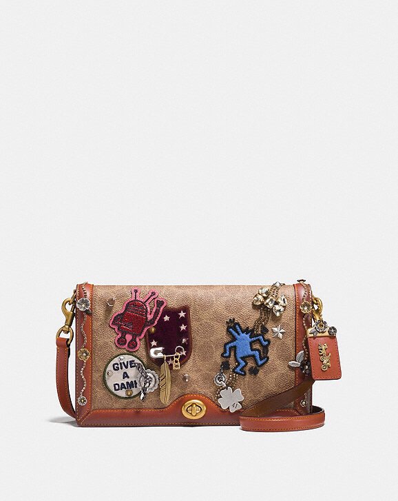 Coach x Keith Haring Riley In Signature Patchwork