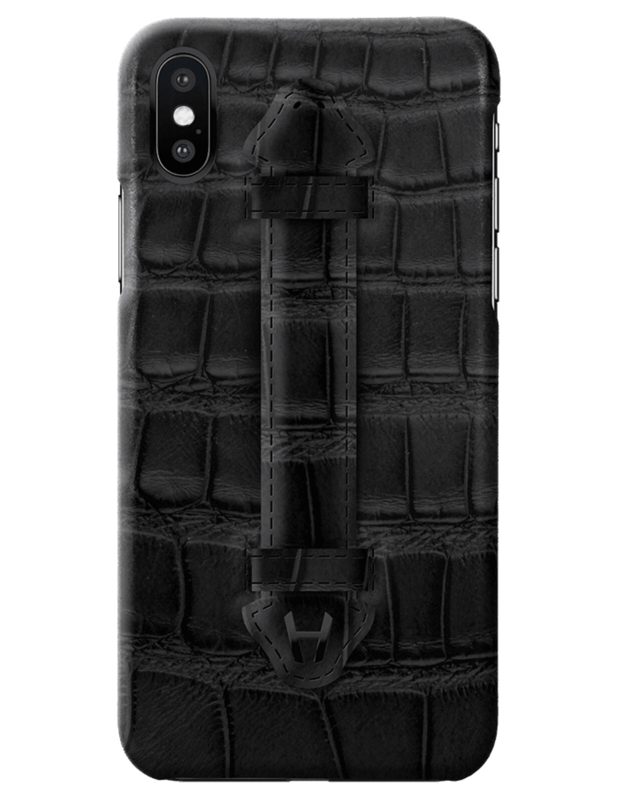 Hadoro iPhone case with alligator leather