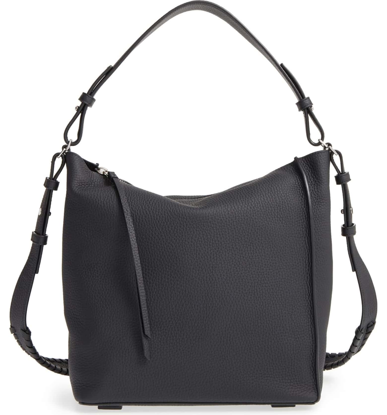 AllSaints Kita leather shoulder crossbody bag