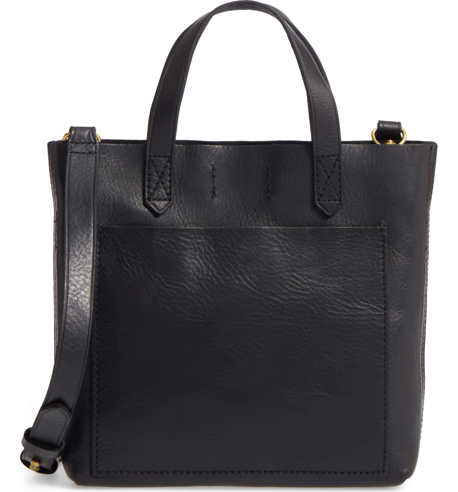 Madewell Small Transport Leather Crossbody Tote Bag