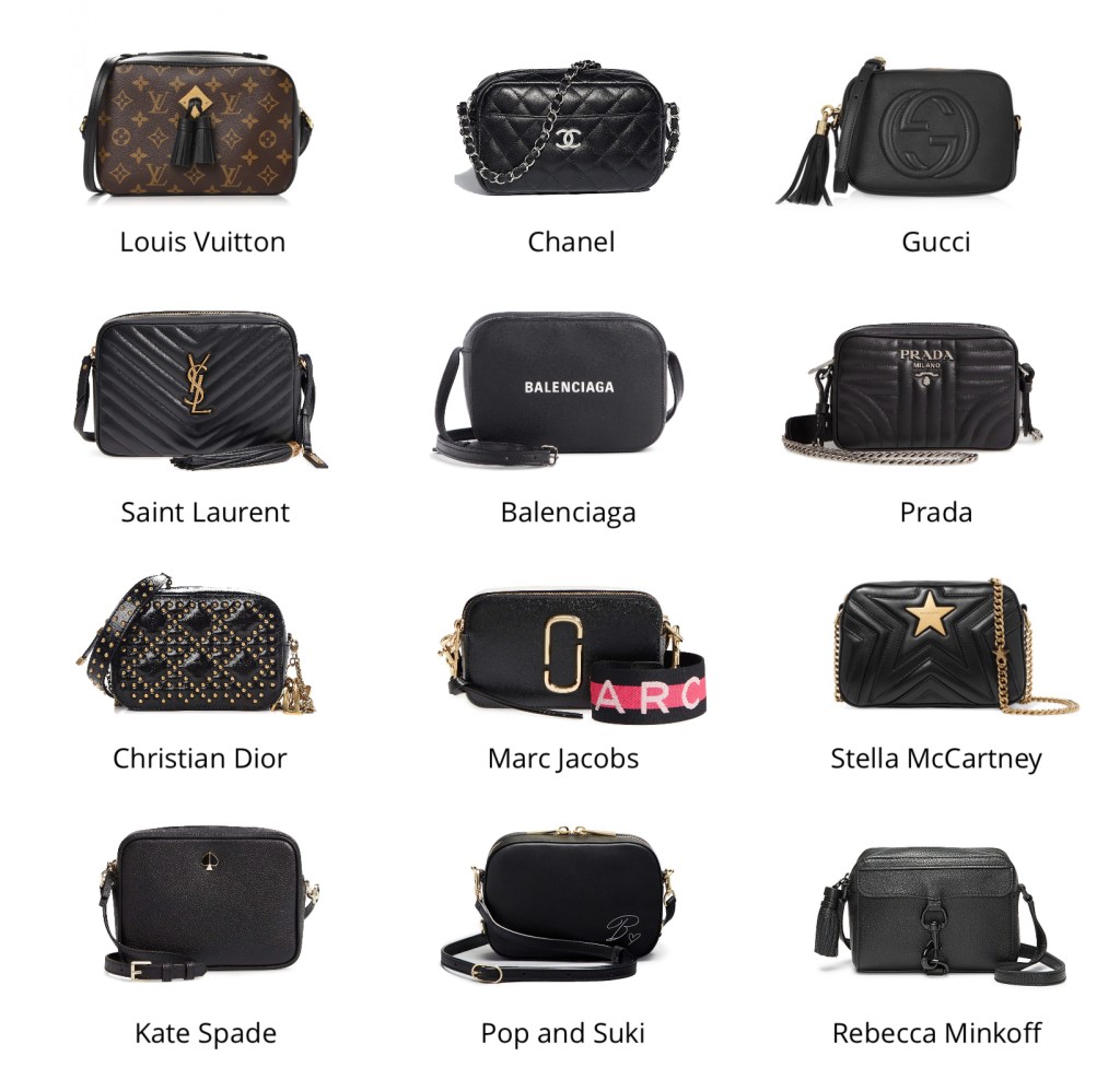12 Best Designer Mini Camera Bags Infographic | Coffee and Handbags Fashion Blog