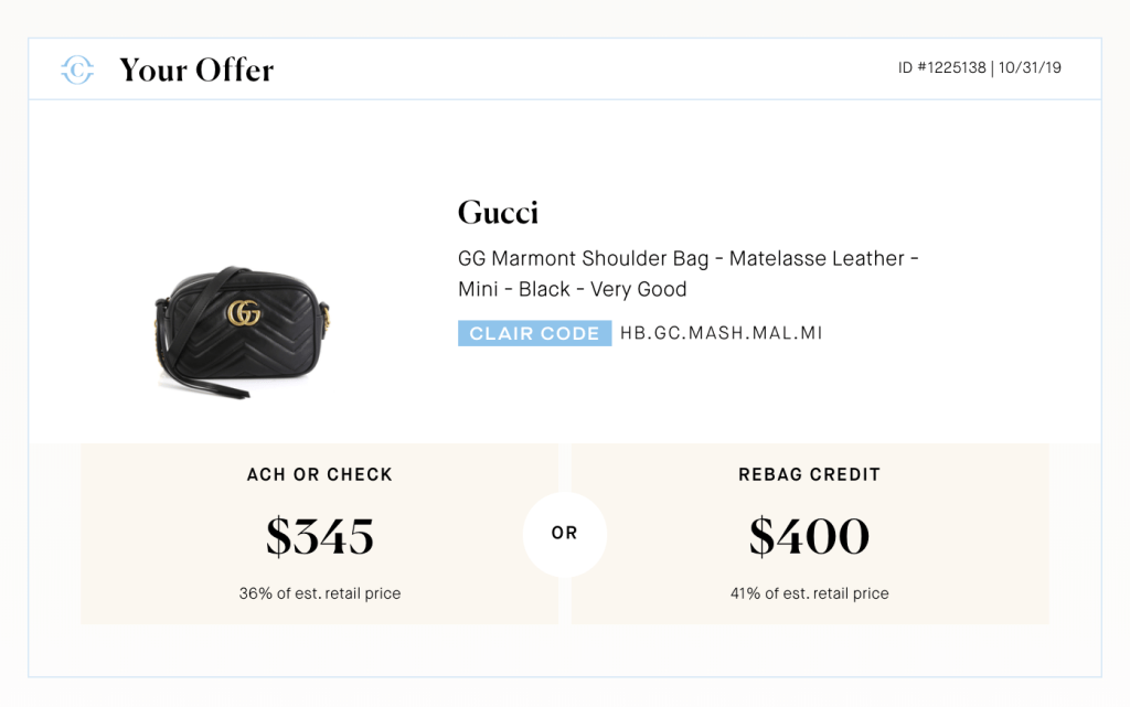 I tried Rebag’s new Clair luxury bag appraisal tool, here’s what&nbsp;happened
