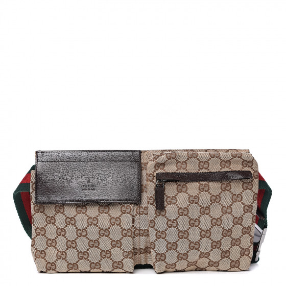 Gucci Vintage Monogram Web Belt Bag