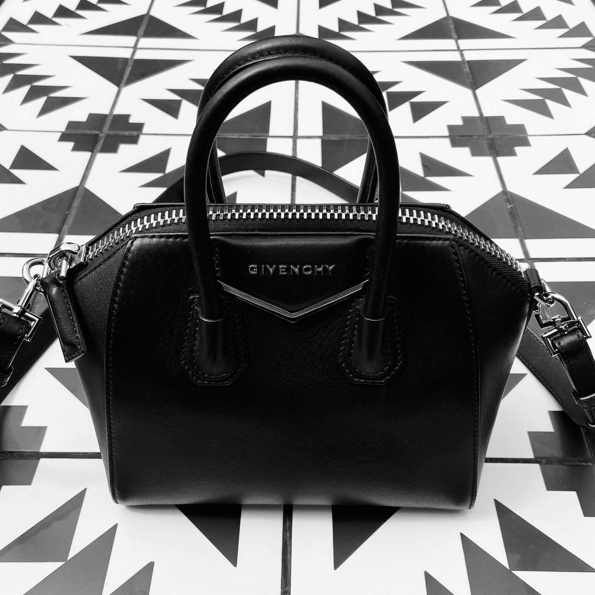 Givenchy Mini Antigona bag worn crossbody